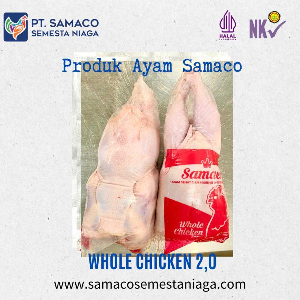 PT Samaco Semesta Niaga menyediakan size Whole Chiken dengan beberapa ukuran, diantaranya
