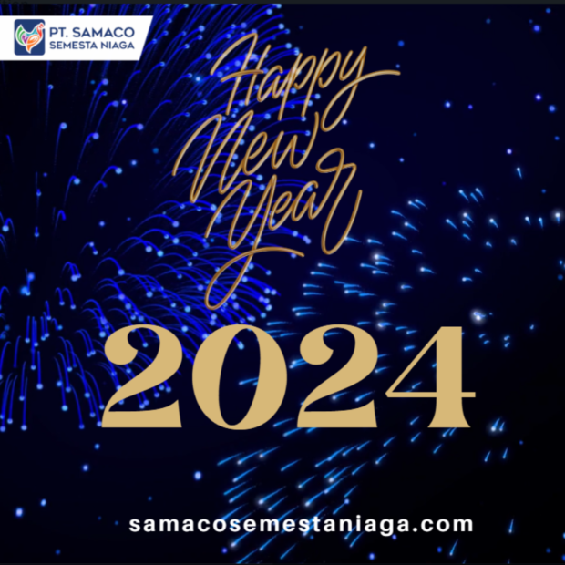 PT Samaco Semesta Niaga Mengucapkan Selamat Tahun Baru 2024