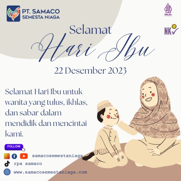 PT. Samaco Semesta Niaga Mengucapkan Selamat Hari Ibu
