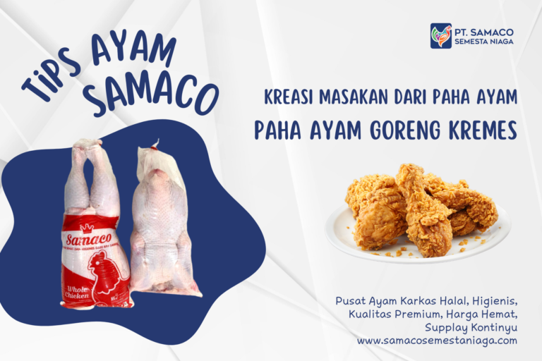 TIPS RESEP AYAM SAMACO - KREASI MASAKAN PAHA AYAM GORENG KREMES