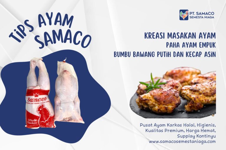 Kreasi Masakan Paha Ayam Empuk Bumbu Bawang Putih da Kecap Asin