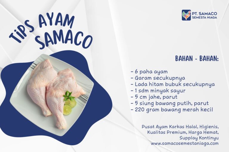 Kreasi Masakan Paha Ayam Empuk Bumbu Bawang Putih da Kecap Asin