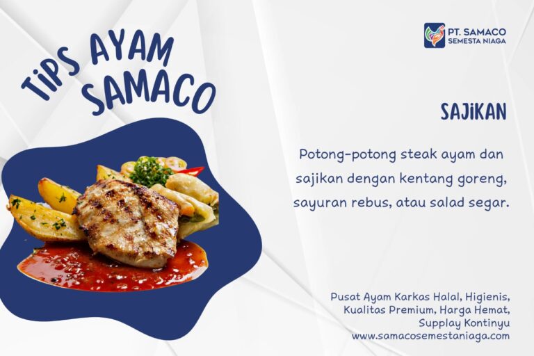 TIPS AYAM SAMACO - KREASI MASAKAN STEAK DENGAN BONELESS DADA