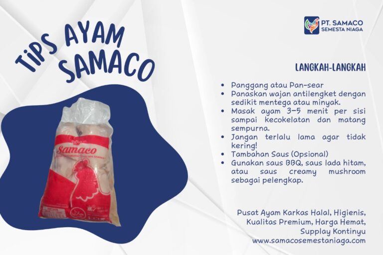 TIPS AYAM SAMACO - KREASI MASAKAN STEAK DENGAN BONELESS DADA