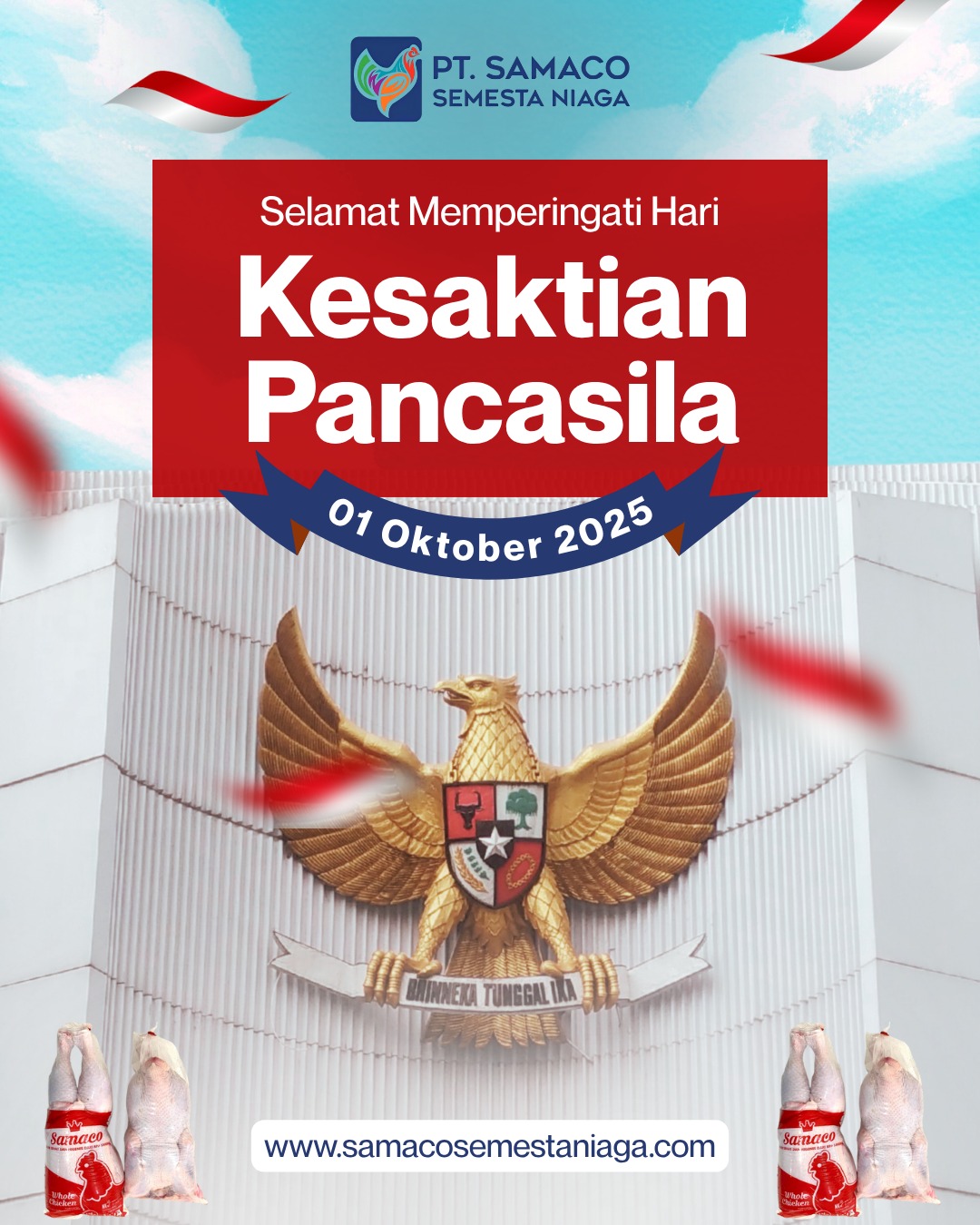PT Samaco Semesta Niaga Mengucapkan Selamat Memperingati Hari Kesaktian Pancasila 1 Oktober 2025