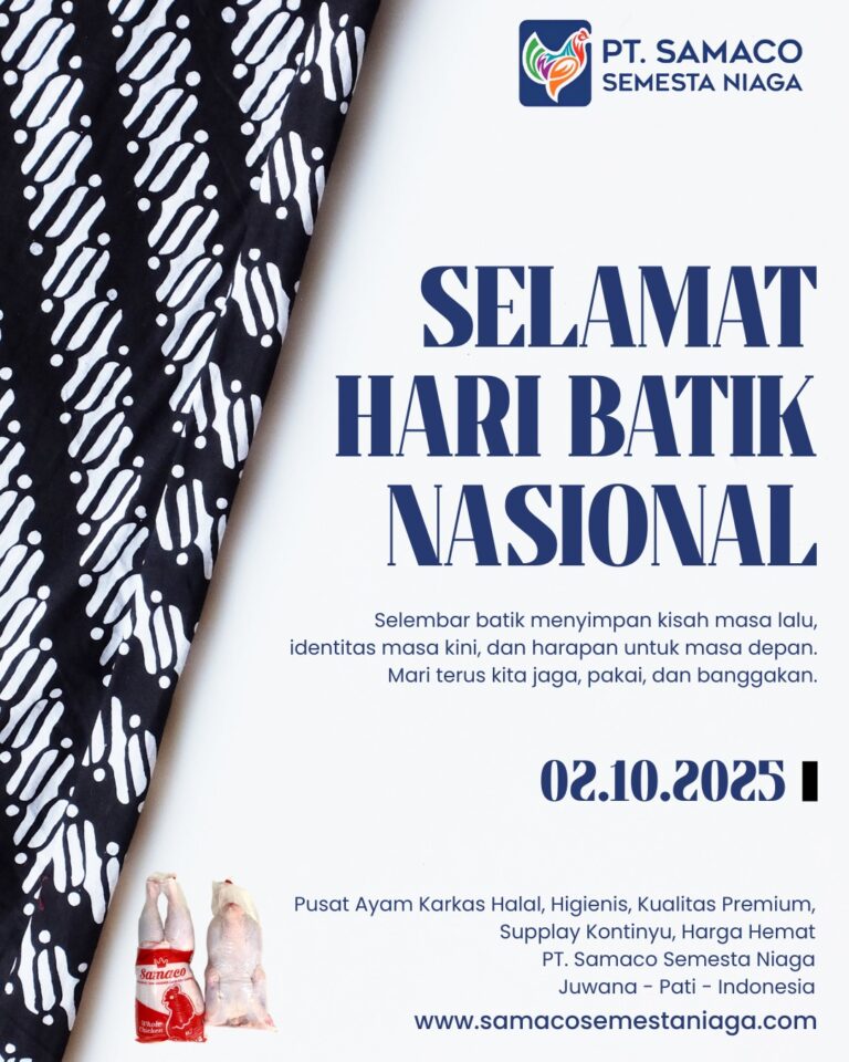 PT Samaco Semesta Niaga Mengucapkan Selamat Hari Batik Nasional Tanggal 2 Oktober 2025