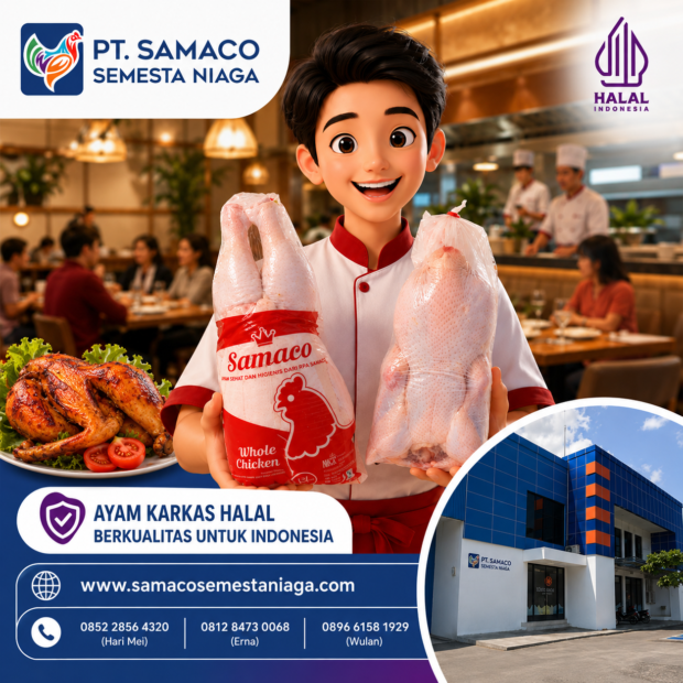 Ayam Karkas Halal Berkualitas dari PT Samaco Semesta Niaga, Solusi Terbaik untuk Kebutuhan Kuliner Indonesia